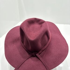 Elegant Burgundy Women's Hat